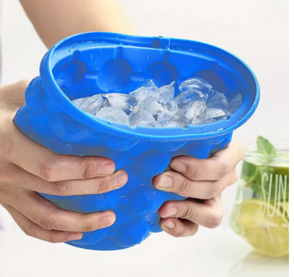 2 in 1 cilicone ice bucket